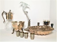 Silver Plate Coffee Urn & More