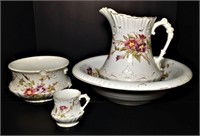 Etruria-Mellor & Co. Pitcher and Basin with