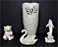 Lenox Vase and Animals