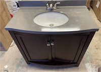 36 inch assembled vanity with top