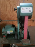 Burr king belt sander