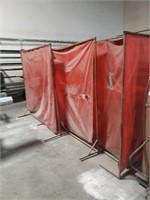 Lot- welding curtains
