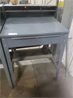 Shipping and receiving metal desk