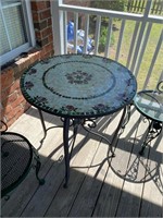 Tile Top Table and 2 Chairs