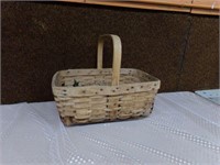 Woven wood basket