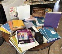 Large collection of school supplies