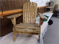 Adarondack folding wood chair