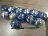 LOT OF 12 LARGE MARBLES
