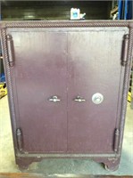 Large vintage safe with combination