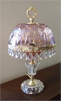 Vintage Michelotte Crystal Prism Lamp