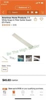 WHITE GUTTER GUARDS