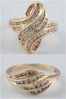 2 14k Diamond rings.