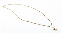 18k Gold chain necklace