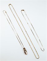 3 14k Necklaces