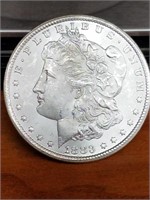 1883-CC Morgan Silver Dollar Brilliant Unc.