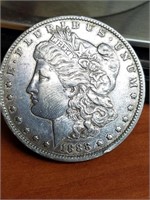 1888-O Morgan Silver Dollar Toned