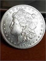 1901-O Morgan Silver Dollar AU