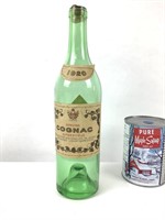 Bouteille de cognac vide, antique 1920