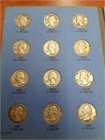 Partial Blue Book #2 Washington Quarters (35 coins