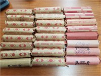 24 Rolls of Assorted Wheat Cents (see photos)