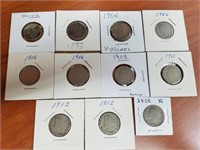 10 V Nickels & 1 Shield Nickel