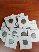 15 Assorted V Nickels