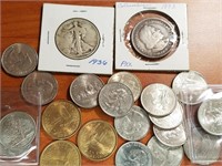 W.L Half Dollar, Columbian Expo Half & Asst. coins