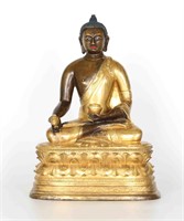 Chinese Gilt Bronze Buddha Figure