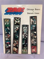 Chi. Bears vs Detroit Lions Oct. 25 1970 program