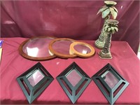 Two Set of Mirrors, Candleholders