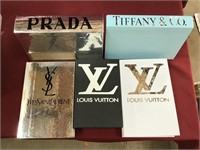 Books about Prada, Tiffany and Co.
