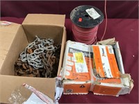 Spool Solid 10 GA Copper Wire, Paslode Nails,