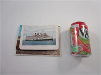6 cartes postales bateaux