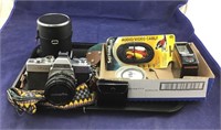 Minolta SRT200 Camera With 1:3.5 Lens In Case Plus