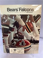 Bears vs Falcons Nov. 17 1968 program W/ ticket