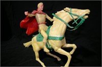 Marx Plastic Horse and Rider