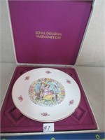 ROYAL DOULTON VALENTINE'S DAY COLLECTOR PLATE