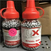 umarex steel airgun bb"s 1500 ct  qty 2