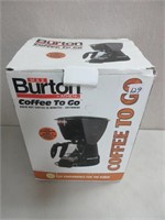 BURTON COFFEE TO GO MAKER - NEW IN BOX