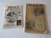 Vintage Jayne's & N.A.R.D Almanacs