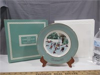 Avon Christmas Plate 1975 in box