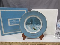 Avon Christmas Plate 1976 in box