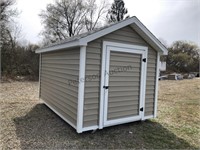 12ft x 8ft Vinyl Sided Shed