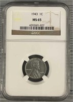 1943 MS65 Penny