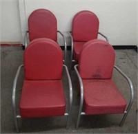 (4) Red Chairs