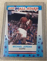 Michael Jordan Fleer 89 All Stars Card