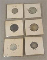 (6) Australian Silver Coins Back To 1938