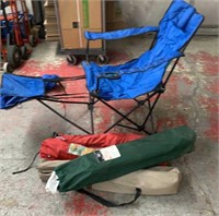(3) Camping Chairs & Table