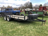 2012 Carry On 16ft. Flat Trailer