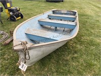 12ft. Aluminum Row Boat NO PAPERS